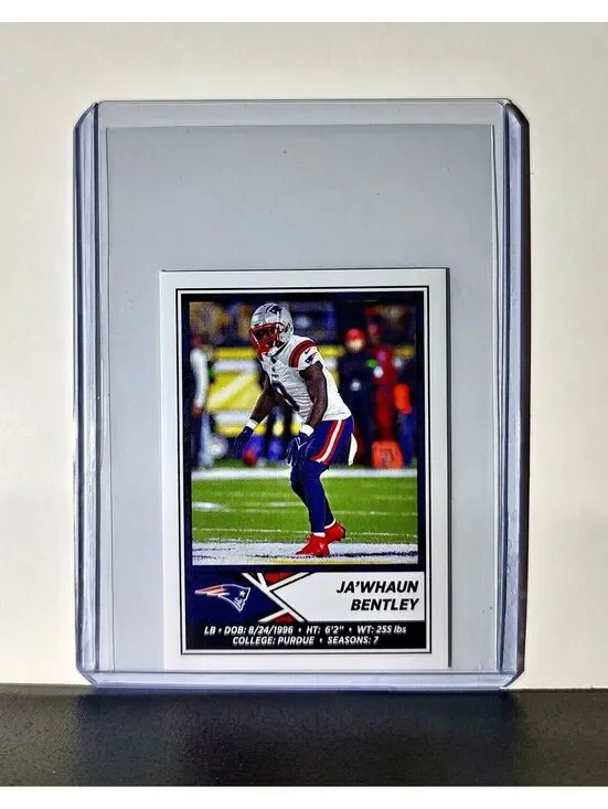Ja'whaun Bentley 2024 Panini NFL Sticker #82 New England Patriots