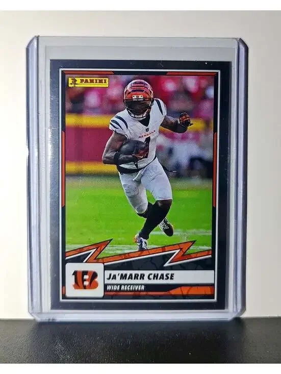 Ja’Marr Chase 2025 Panini NFL #46 Foil Sticker Card Cincinnati Bengals
