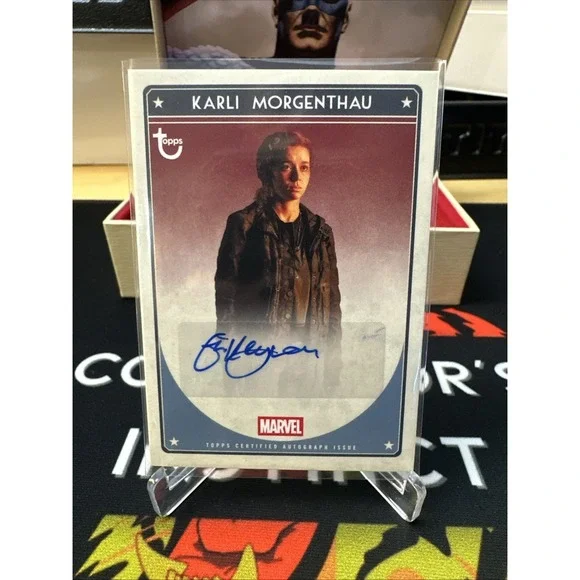 2026 Topps Marvel Brooklyn Collection Autograph MUA-EK Erin Kellyman Morgenthau