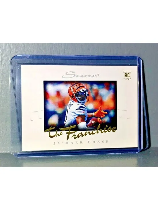 Ja'Marr Chase 2021 Panini NFL Score The Franchise #F7 Rookie Card 1/1966