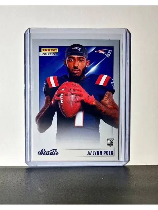 Ja'Lynn Polk 2024 Panini NFL Studio Rookies #10 Card New England Patriots 1/1672