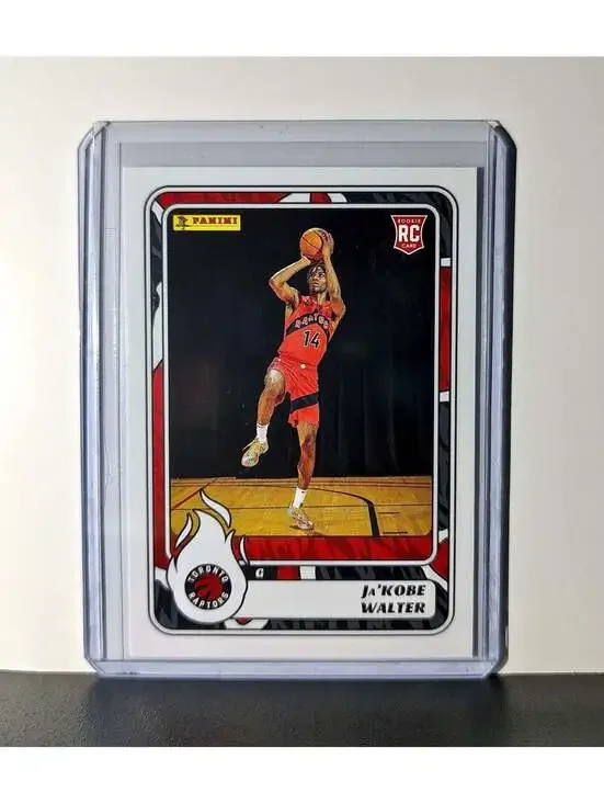 Ja'Kobe Walter Rookie 2024-25 Panini NBA #83 Sticker Card Toronto Raptors