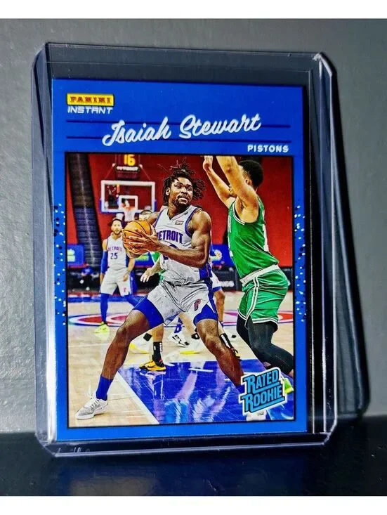 Isaiah Stewart 2020-2021 Panini NBA Instant #16 Rated Rookie Retro Card 1/3558