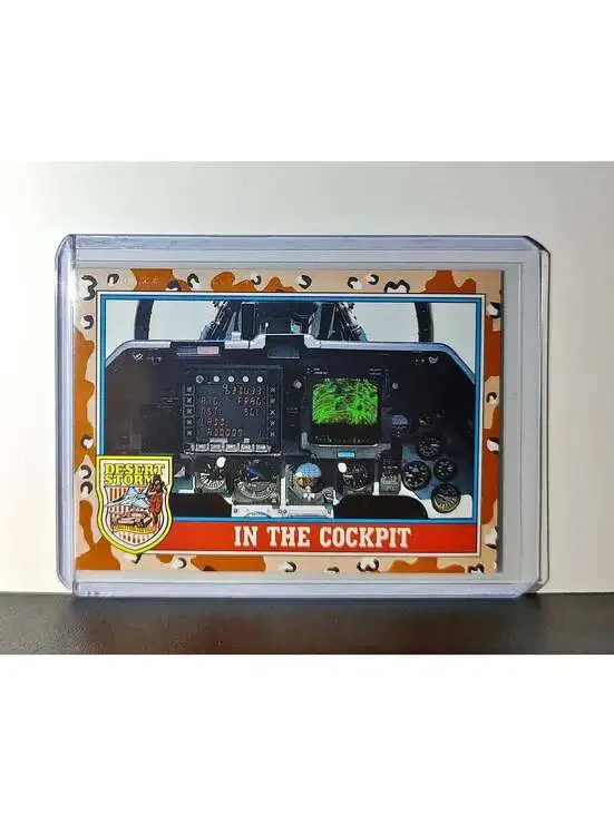 In the Cockpit 1991 Topps Desert Storm #155 Card