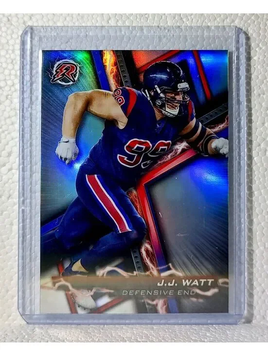J.J. Watt 2023 Topps Resurgence NFL #93 Refractor Football Card Houston Texans