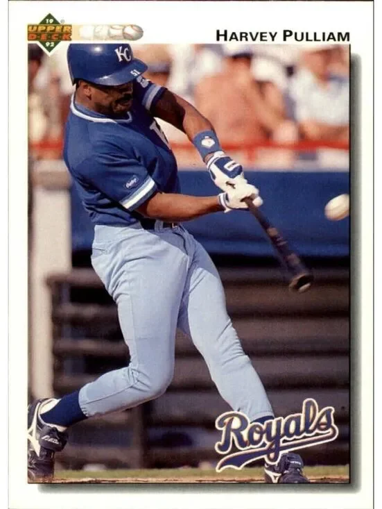 Harvey Pulliam 1992 Upper Deck MLB #457 Baseball Card Kansas City Royals