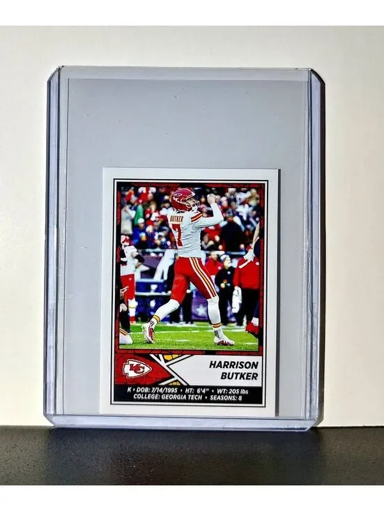 Harrison Butker 2024 Panini NFL Sticker #263 Kansas City Chiefs