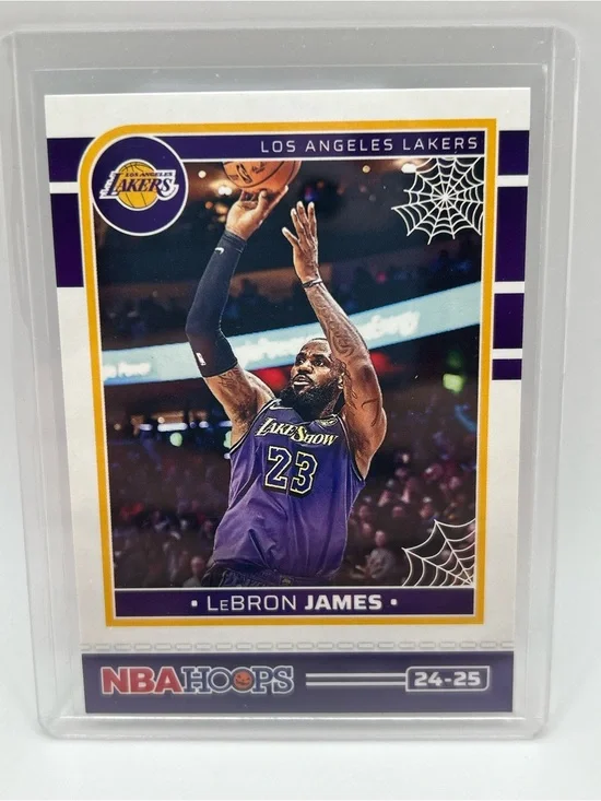 Los Angeles Lakers LeBron James NBA Haunted Hoops Basketball Trading Card 🎃