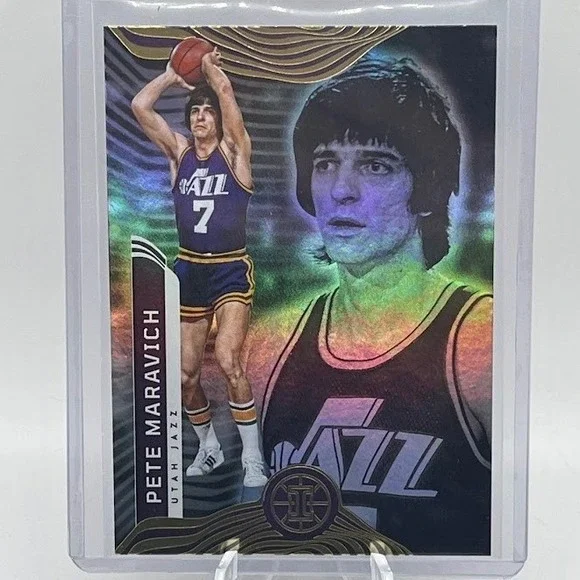 Pete Maravich 2021-22 Panini Illusions 133 NBA Utah Jazz Basketball Card