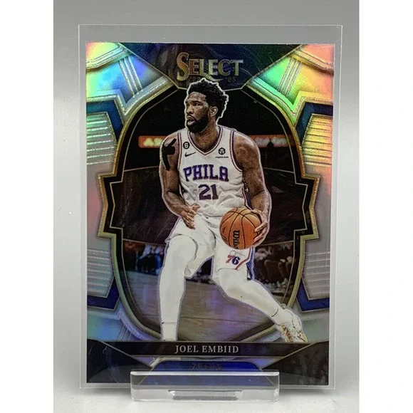 2022-23 Panini Select‎ Joel Embiid Silver Concourse Philadelphia 76ers