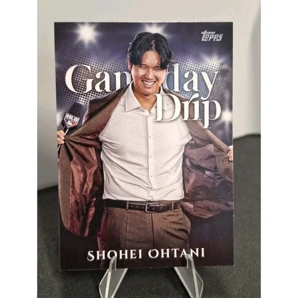 2025 Topps Series 1 Celebration Gameday Drip Shohei Ohtani #GD-2 MVP‎ Dodgers