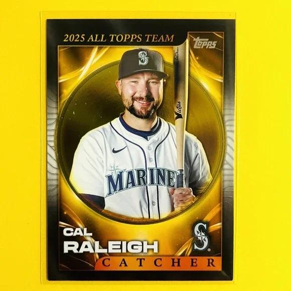 2026 Topps‎ Series 1 Cal Raleigh 2025 All Topps Team Insert ATT-1 Mariners