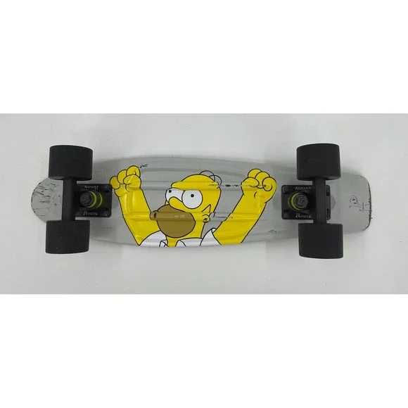 VHTF Homer Simpson Penny Limited Edition Skateboard Skate‎ Board Complete 22