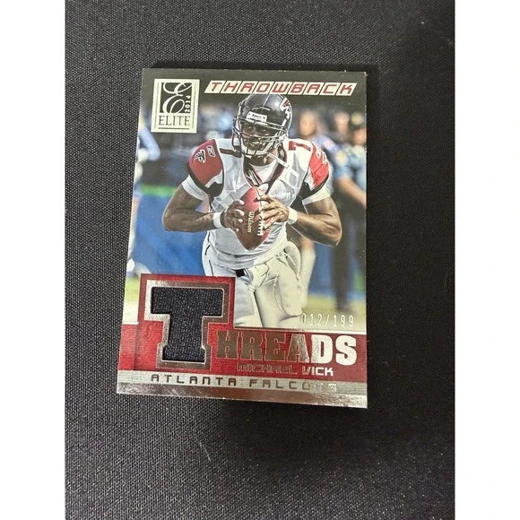 2014‎ Panini Elite - Throwback Threads Michael Vick #2 /199 (MEM)