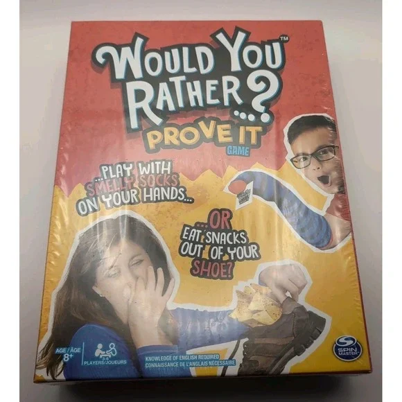 Would You‎ Rather? Prove It Game By Spin Master Ages 8+ New in Box Sealed