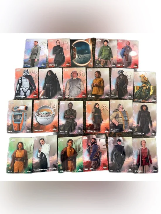 Topps 2025 Star Wars Chrome Card Lot