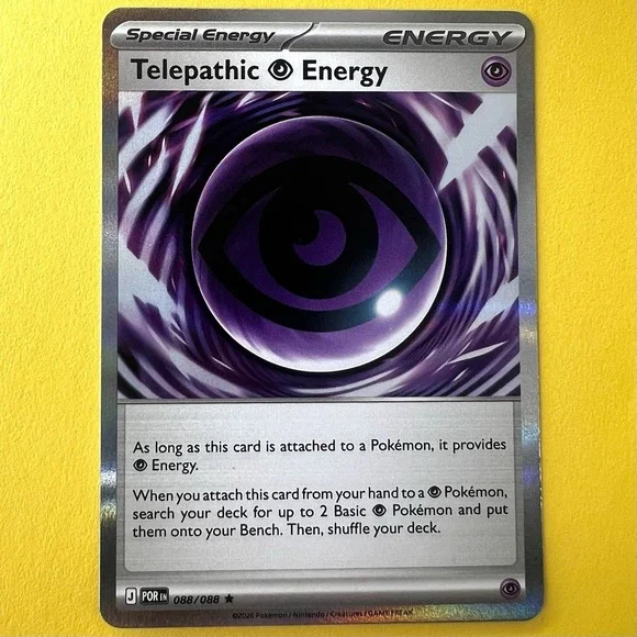 Telepathic Psychic Energy Perfect Order 088/088 Rare Holo Pokemon Near Mint‎