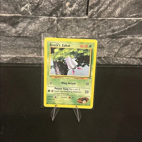 Pokemon Brock’s Zubat 74/132 Vintage from‎ Gym Heroes Unlimited (2000) M/NM