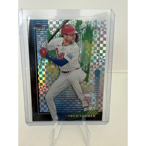 2026 Topps Finest Trea Turner #31 X-Fractor Philadelphia Phillies