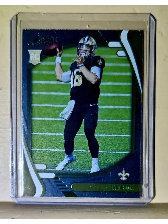 Ian Book 2021 Panini NFL Absolute Green Parallel Rookie Football #137 Card