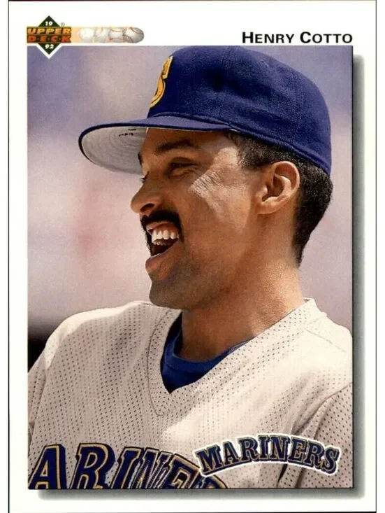Henry Cotto 1992 Upper Deck MLB #616 Baseball Card Seattle Mariners