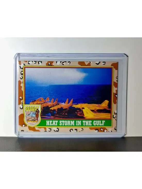 Heat Storm in the Gulf 1991 Topps Desert Storm #84 Card