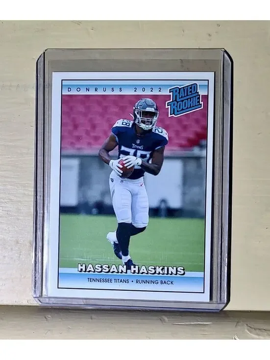 Hassan Haskins 2022 NFL Panini #37 Rated Rookie Retro Football Card 1/4094