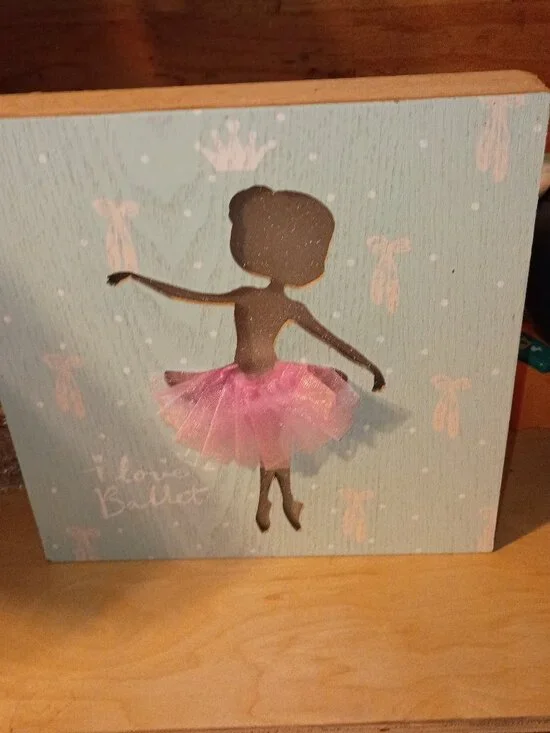 Ballerina Picture that Lights Up