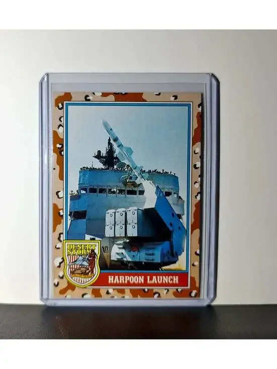 Harpoon Launch 1991 Topps Desert Storm #152 Card