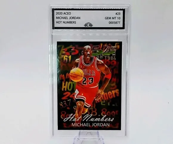 Michael Jordan #23 ACEO Hot Numbers GEM Mint 10 ICG 2020