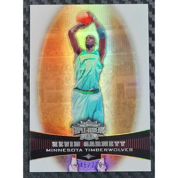 2006-07 TOPPS TRIPLE THREADS KEVIN GARNETT #D 45/299 SEPIA‎