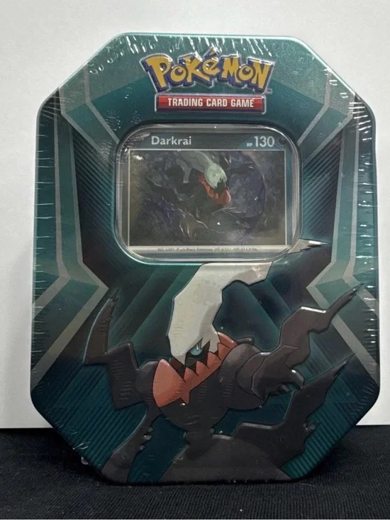 Pokemon Darkrai Tin - Teal, Black, White