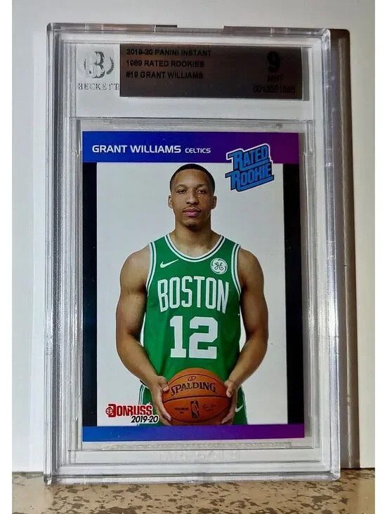 Grant Williams 2019-20 Panini NBA #19 Rated Rookies 1/3431 BGS 9 Mint Celtics