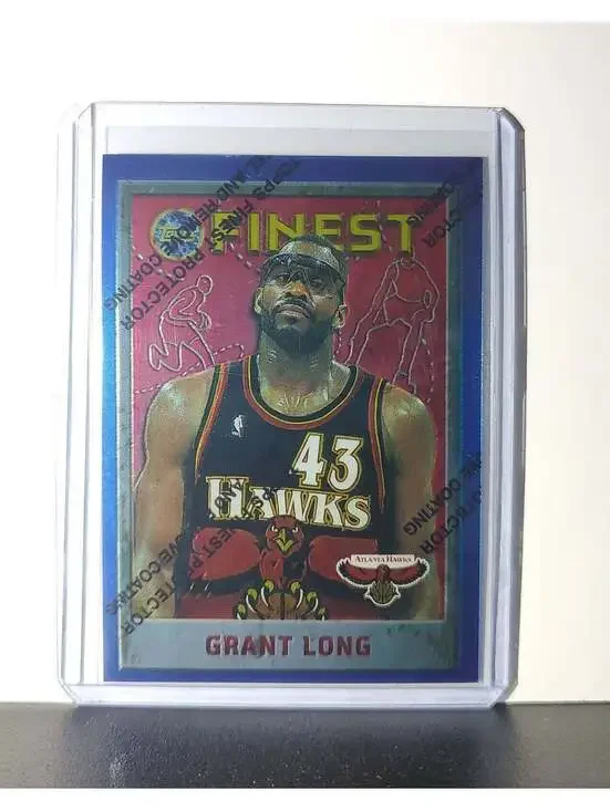 Grant Long 1995-96 Topps Finest NBA #244 Card Atlanta Hawks