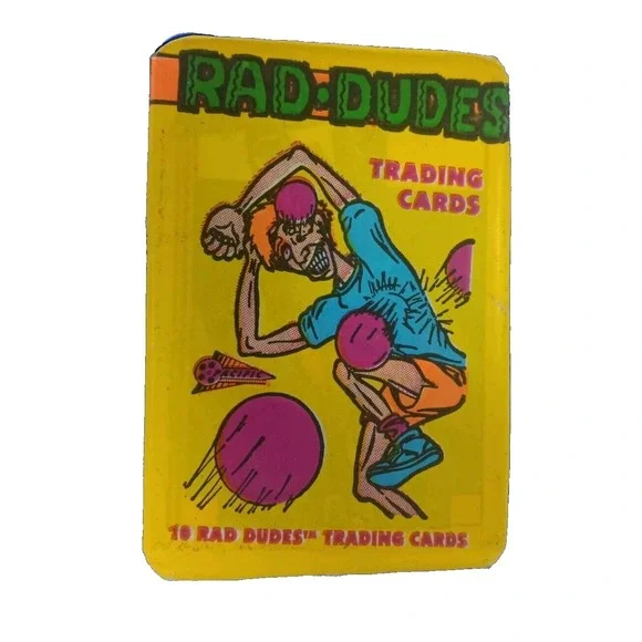 1990 Pacific Rad Dudes Sealed 10 Card Wax Pack