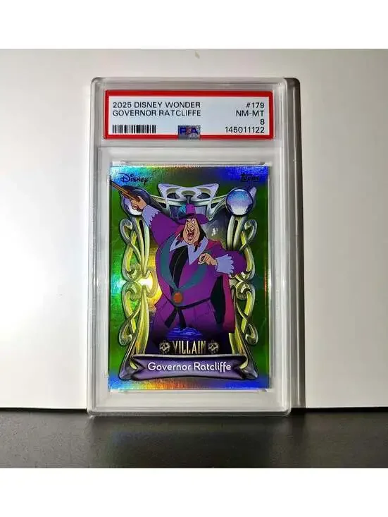 Governor Ratcliffe 2025 Topps Disney Wonder #179 Card Pocahontas PSA 8