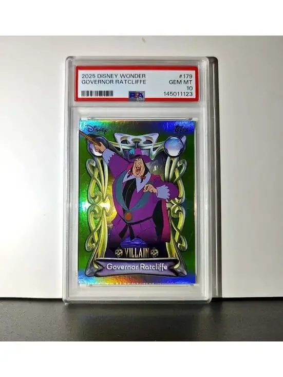 Governor Ratcliffe 2025 Topps Disney Wonder #179 Card Pocahontas PSA 10