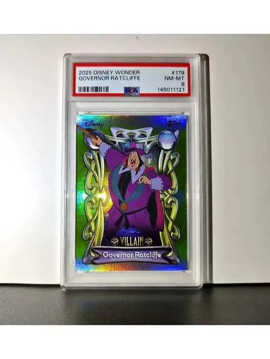 Governor Ratcliffe 2025 Topps Disney #179 Card Pocahontas PSA 8 NM-MT