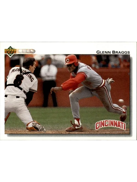 Glenn Braggs 1992 Upper Deck MLB #341 Baseball Card Cincinnati Reds