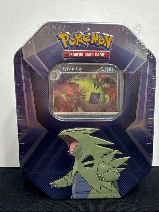 Pokemon Tyranitar Tin - Purple & Green
