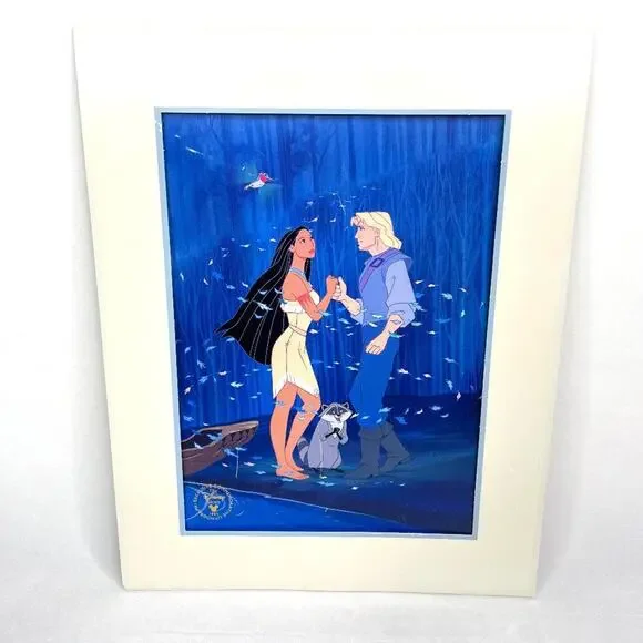 Vintage Disney Pocahontas Lithograph 1995