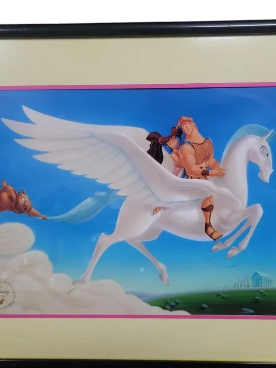 Hercules Lithograph I Dont Care How Far The Distance Disney Store Exclusive 1997