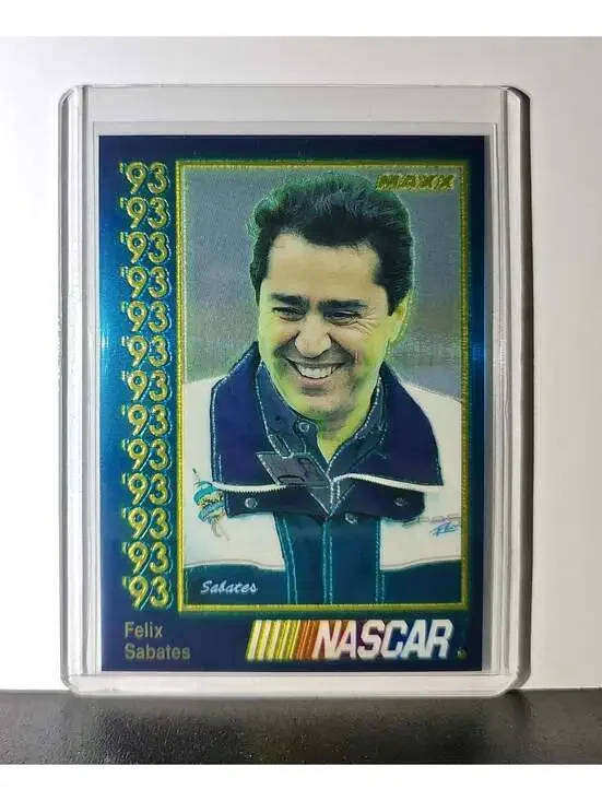 Felix Sabates 1993 Maxx Premier Plus Racing #92 NASCAR Card SABCO Racing