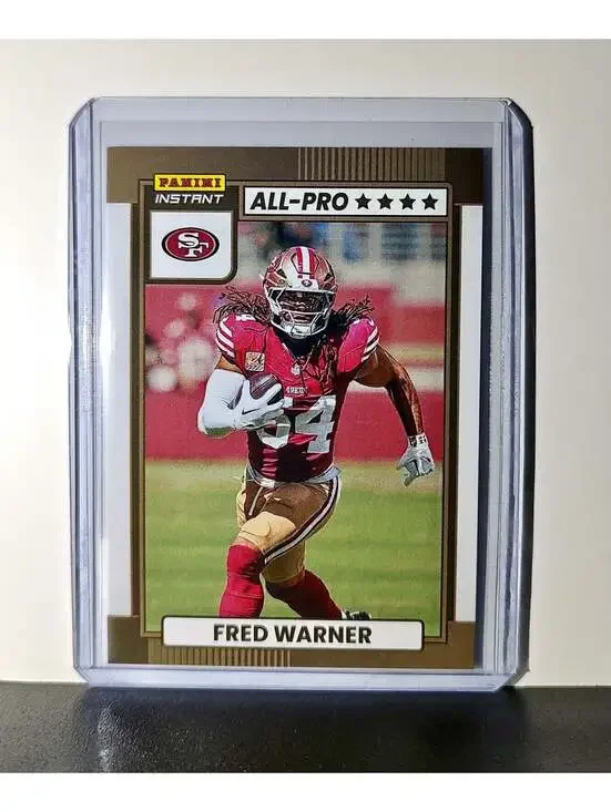 Fred Warner 2024 All-Pro Panini NFL #18 Football Card 49ers 1 of 101