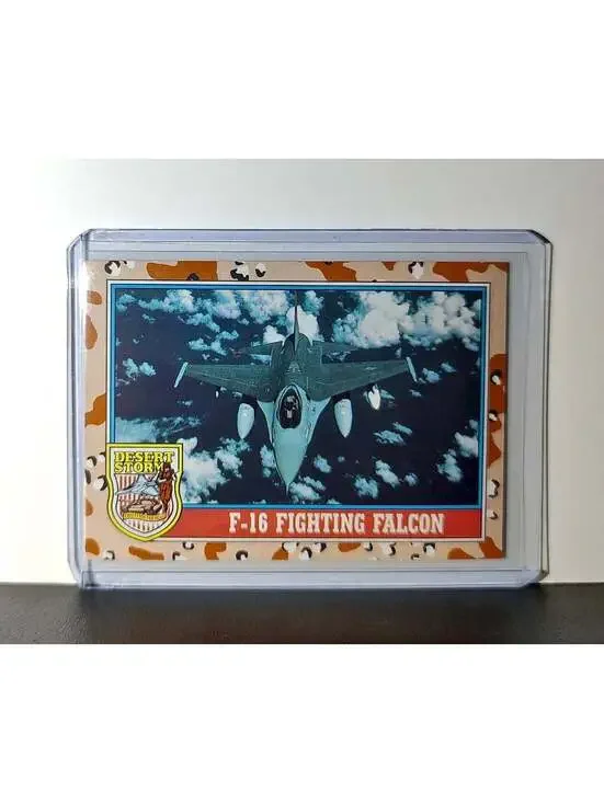 F-16 Fighting Falcon 1991 Topps Desert Storm #115 Card