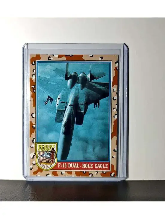 F-15 Dual-Role Eagle 1991 Topps Desert Storm #117 Card