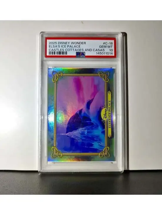 Elsa's Ice Palace 2025 Topps Disney #C-18 Card Frozen PSA 10
