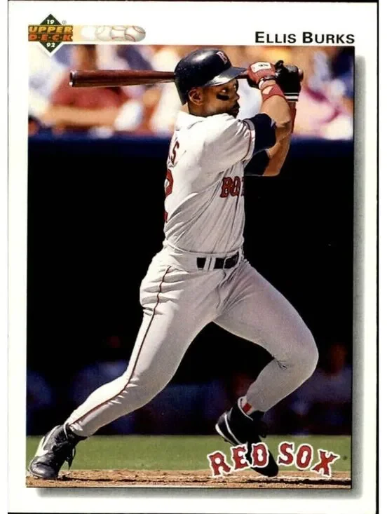 Ellis Burks 1992 Upper Deck MLB #525 Baseball Card Boston Red Sox