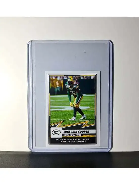 Edgerrin Cooper 2025 Panini NFL #401 Sticker Green Bay Packers