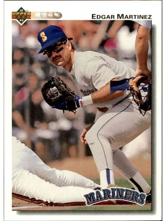 Edgar Martinez 1992 Upper Deck MLB #367 Baseball Card Seattle Mariners